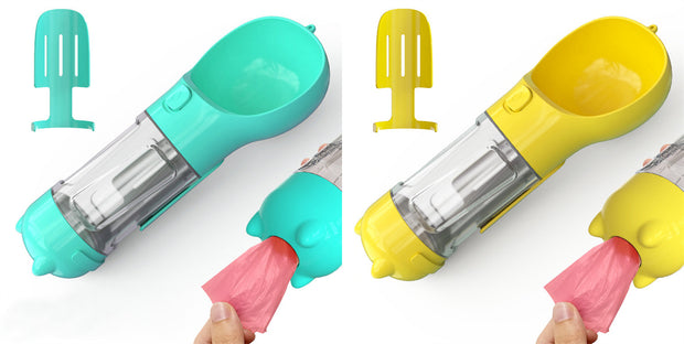 3-in-1 Portable Pet Water Bottle