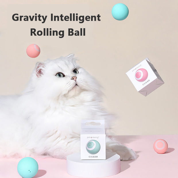 Cat Gravity Intelligent Rolling Ball Tease Toy