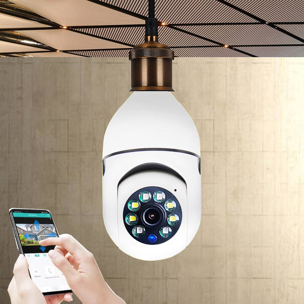 1080P WiFi Bulb Camera with 4X Zoom