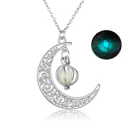 Glowing Moonstone Healing Necklace