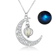 Glowing Moonstone Healing Necklace