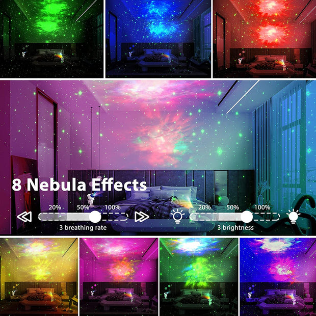 Astronaut Starry Sky Projector Remote Control Music Laser