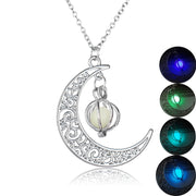 Glowing Moonstone Healing Necklace