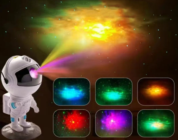 Astronaut Starry Sky Projector Remote Control Music Laser