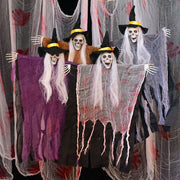 Halloween Decoration Hooded Skull Hanging Ghost Scene Setting Props